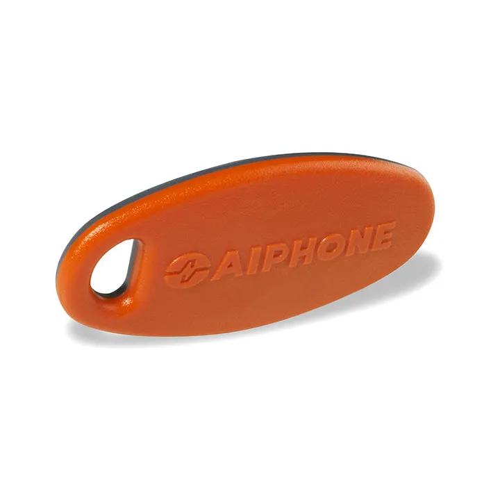 Badge Résident Supplémentaire, Bicolore Gris / Orange Pour Ugvbt, Type Porte-Clé