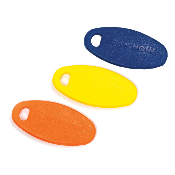 Pack de 3 badges résidents de couleur, format porte-clé pour UGVB, UGVBT