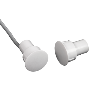 Contact magnétique cylindrique 3 fils  2 m menuiserie métal