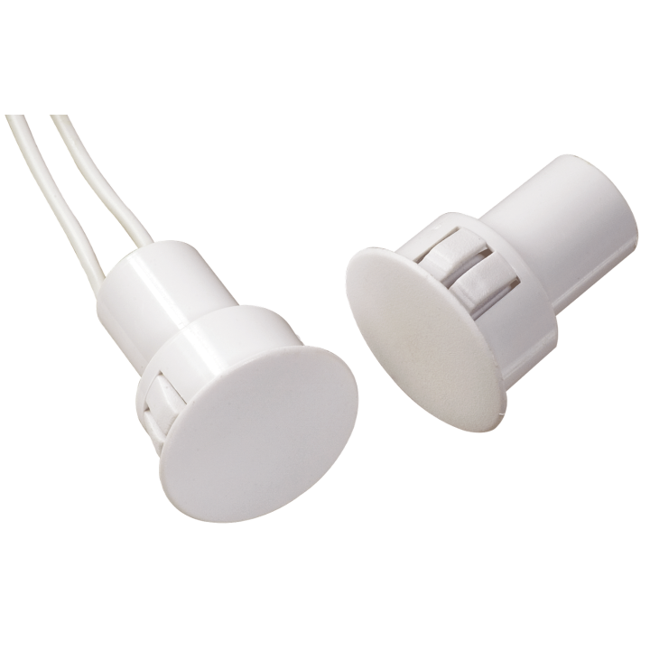 Contact Magnétique Cylindrique 2 Fils 2 M Menuiserie Métal