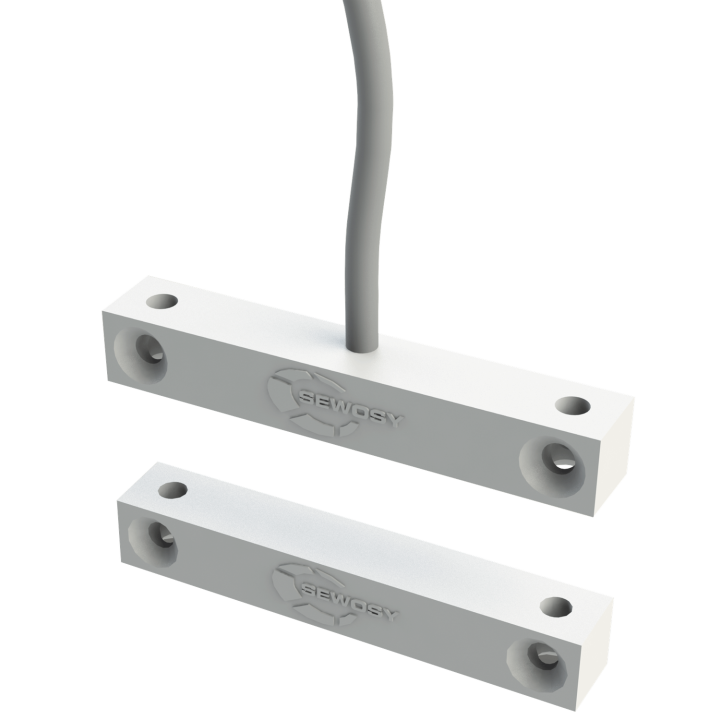 Contact Magnétique Applique 9 X 9, 10 Mètres De Câble Inverseur