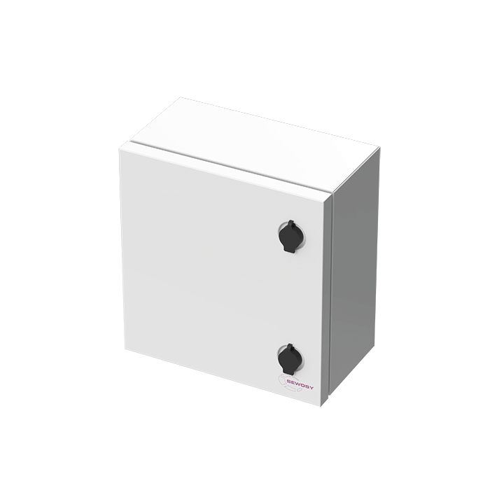 Coffret Vide Ip66 Petit Modèle Avec Rail Din + Grille Perforée