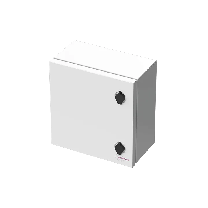 Coffret Vide Ip66 Petit Modèle Avec Rail Din + Grille Perforée