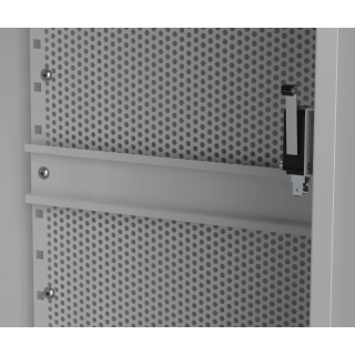 Coffret Vide Ip66 Grand Modèle Avec Rail Din + Grille Perforée