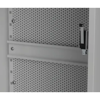 Coffret Vide Ip66 Grand Modèle Avec Rail Din + Grille Perforée