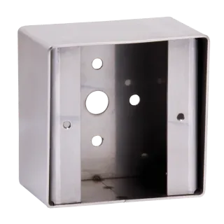Boîtier Applique Carré Pour Gamme Bouton Poussoir Inox