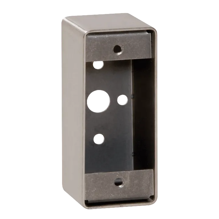 Boîtier Inox Pour Bouton Poussoir 94X383X468Mm Rectangul
