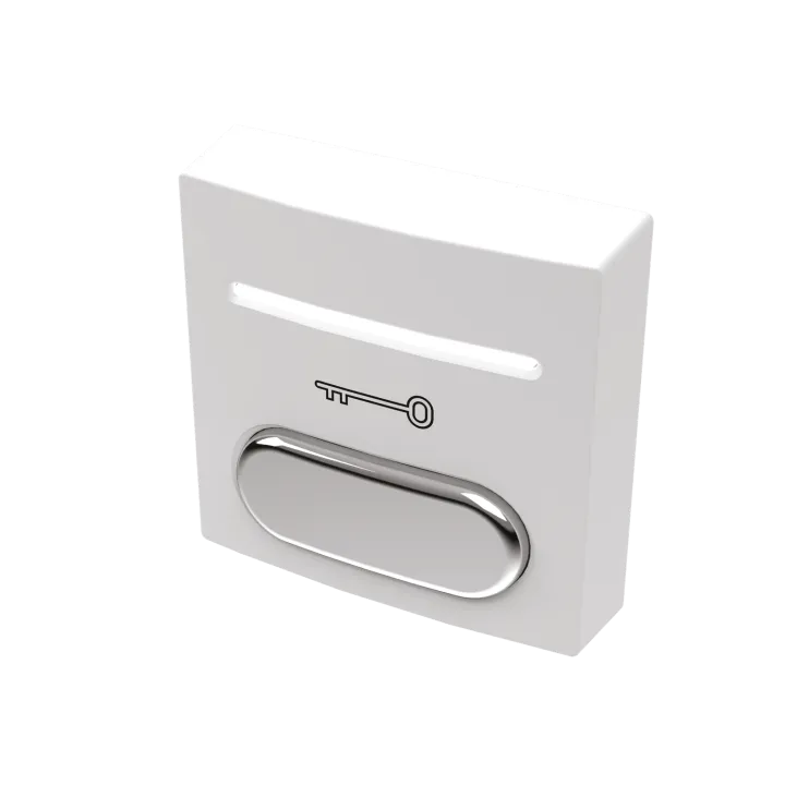 Bouton Poussoir Ab No+Nc+Led Rouge Et Verte