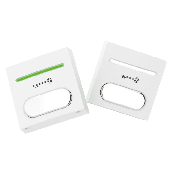 Bouton Poussoir Ab No+Nc+Led Rouge Et Verte
