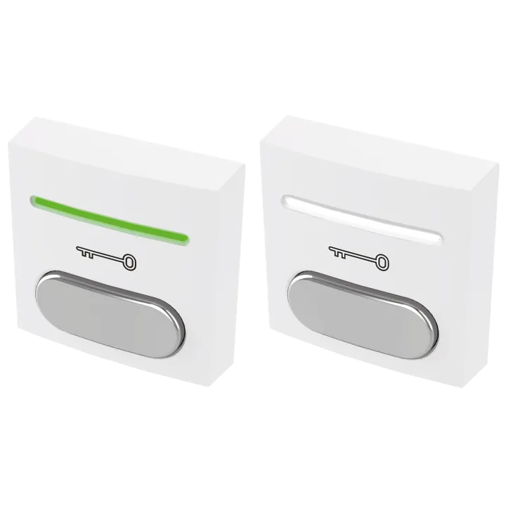 Bouton Poussoir Ab No+Nc+Led Rouge Et Verte