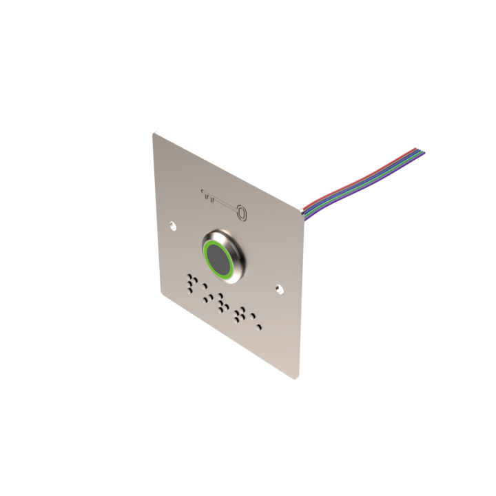 Capteur Infrarouge Lumineux Blanc/Vert, 12/24V Dc+Plaque Large P