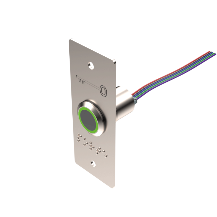 Capteur Infrarouge Lumineux Blanc/Vert, 12/24V Dc+Plaque Étroite