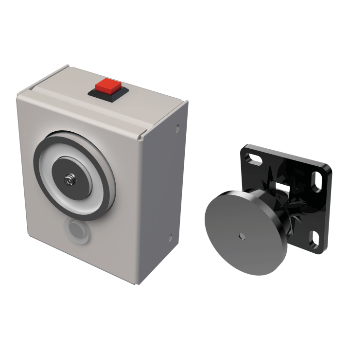 Ventouse Maintien De Porte Ouverte Murale En Appli 24V Dc–50 Dan