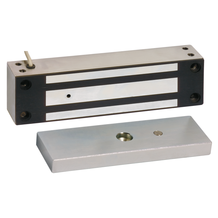 Ventouse Électromagnétique Applique Acier Inoxydable 530 Dan 12-24V Dc