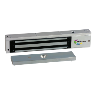 Ventouse électromagnétique applique 300 daN 12-24V DC + CTC + LEDs 