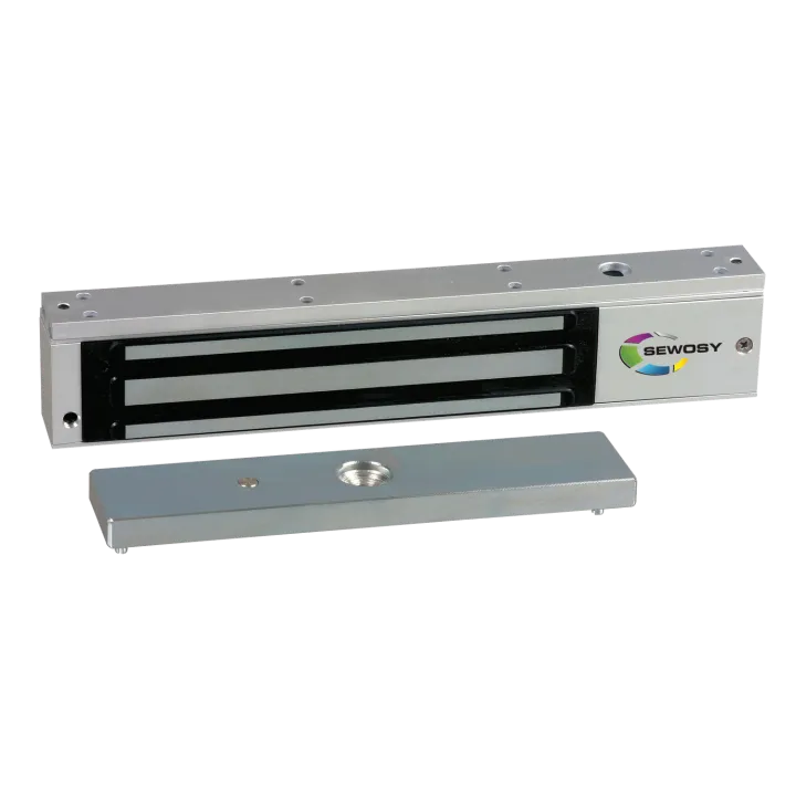 Ventouse électromagnétique applique 300 daN 12-24V DC + CTC + LEDs 