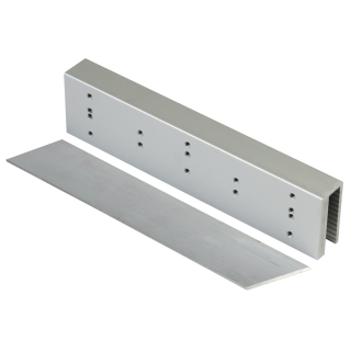 Kit U pour dormant en verre épaisseur 10-13 mm pour série EF300 et 