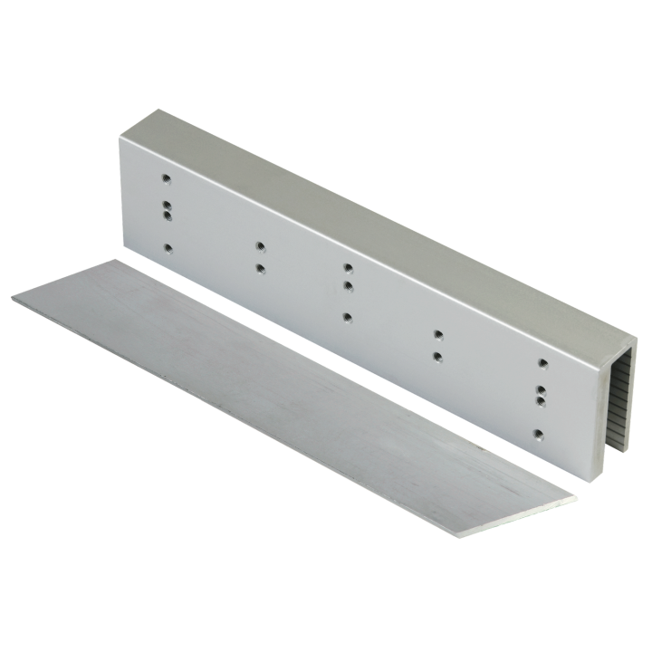 Kit U pour dormant en verre épaisseur 10-13 mm pour série EF300 et 