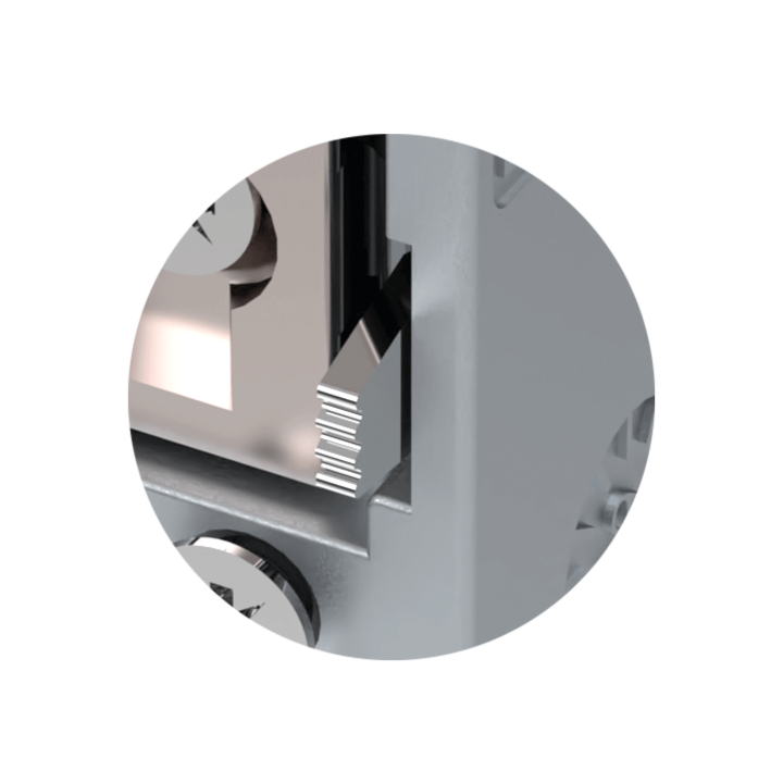 Gâche Électrique Étroite À Émission De Courant Opem 12-24V Ac/Dc