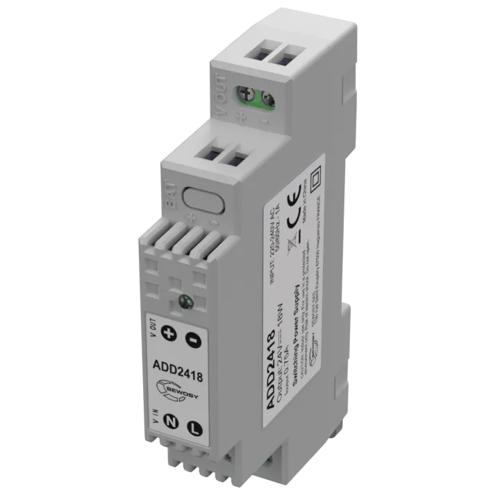 Alimentation Din 1 Module 230V Ac / 24V Dc / 18W - 0.75A