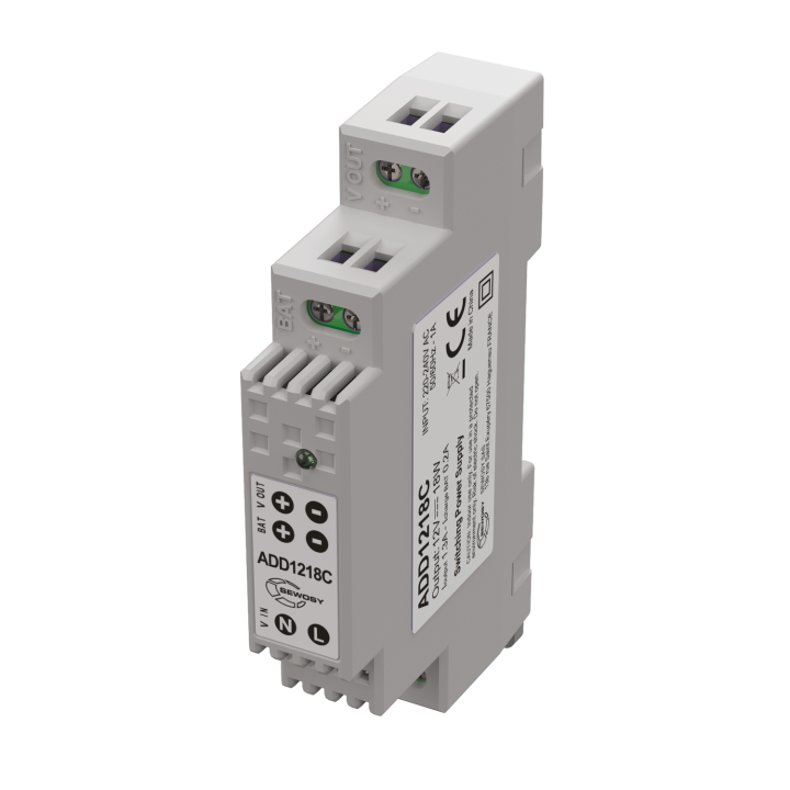 Alimentation Din 1 Module Chargeur 230V Ac / 12V Dc / 18W - 1.3A