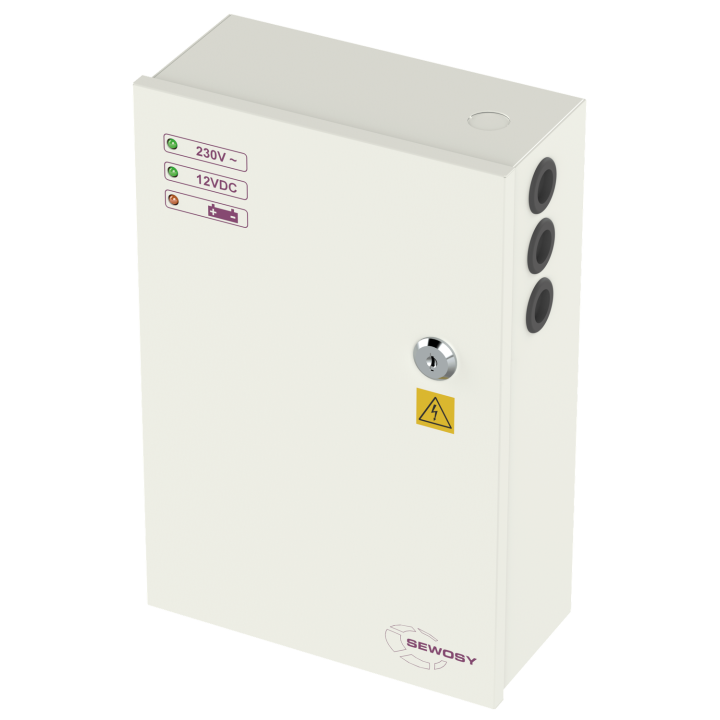 Alimentation à découpage 12VDC 5 A  (emplacement accu 18 Ah)