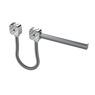 Passage de câble en applique diamètre 13 mm + ressort INOX 40 cm 