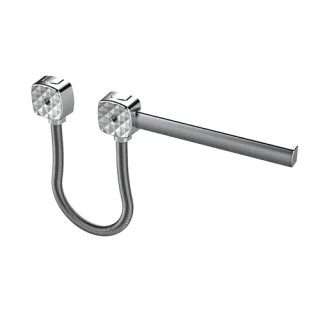 Passage de câble en applique diamètre 13 mm + ressort INOX 40 cm 