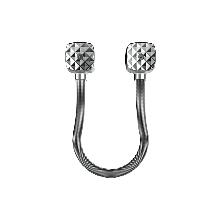 Passage de câble en applique diamètre 13 mm + ressort INOX 40 cm 