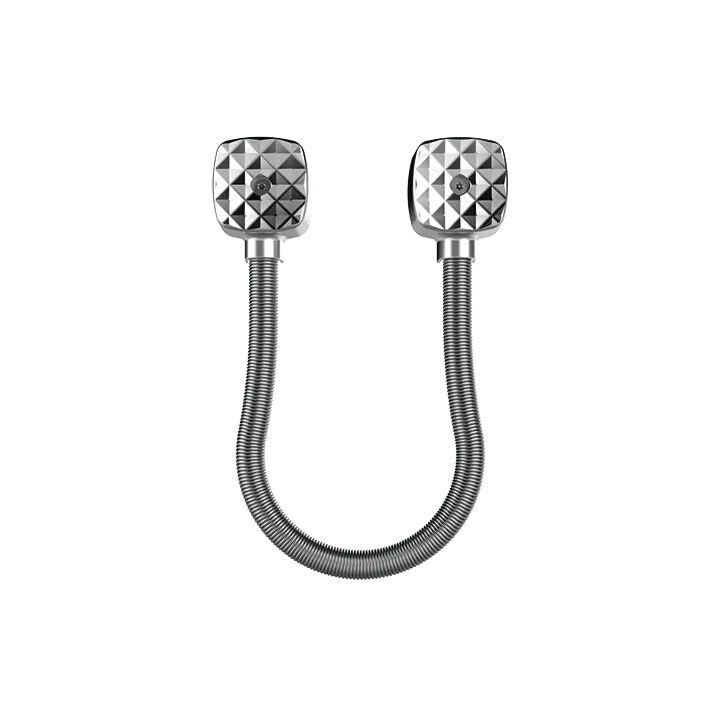 Passage de câble en applique diamètre 13 mm + ressort INOX 40 cm 