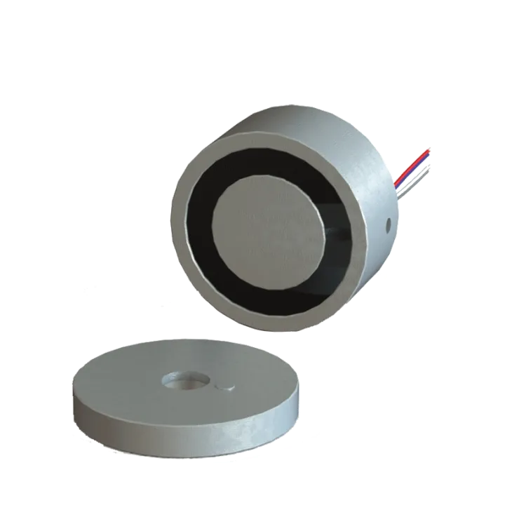 Ventouse électromagnétique ronde 200 daN 12-24V DC 