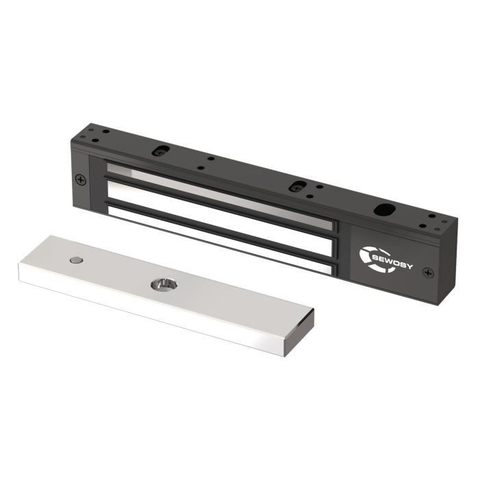 Ventouse Applique Noire - 300 Dan - 12-24V Dc - Contact