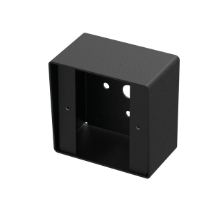Boitier Applique Carré Noir Pour Gamme Bouton Poussoir