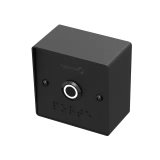 Bouton Poussoir Noir Inox 19 Mm Vert/Blanc No+Nc + Pbhi2-N + Pbp19_B-N