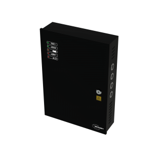 Alimentation à découpage noire 12V DC 5 A  (emplacement 2 accus 7 Ah)