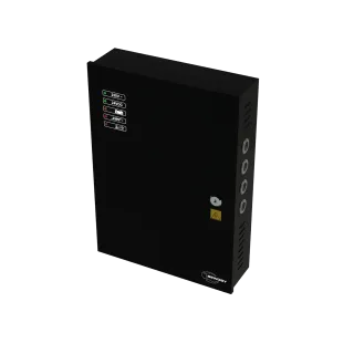 Alimentation à découpage noire 12V DC 5 A  (emplacement 2 accus 7 Ah)