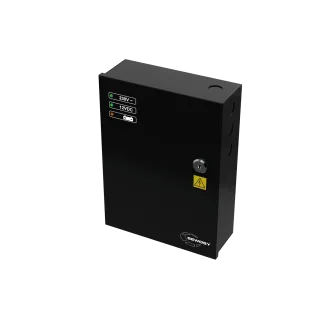 Alimentation à découpage noire 12V DC 5 A  (emplacement accu 7 Ah)