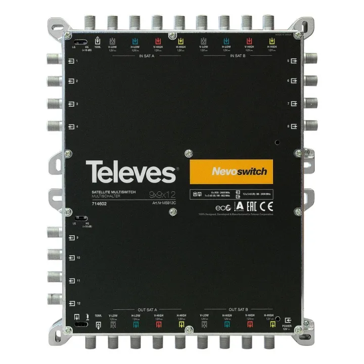 Rempl 719602 -Nevoswitch 9X9X12 F Terminal/Cascadable