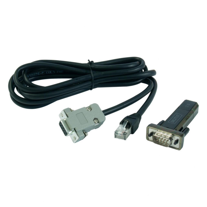Cordon Rs232//Rj45 + Logiciel + Adaptateur Pour Station