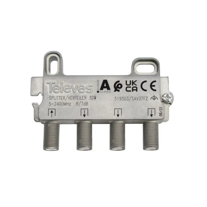 Répartiteur 5...2400Mhz "F" 3D 8/7Db