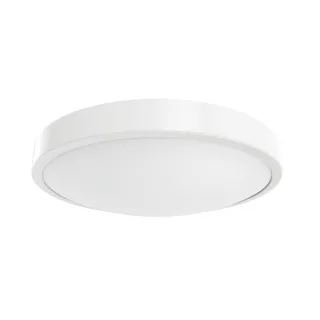 Hublot C4 Cct - Plaf. / Appl. Mur Ip44 Led Intég. 21W Cct 3000-4000K 1900Lm, Blanc