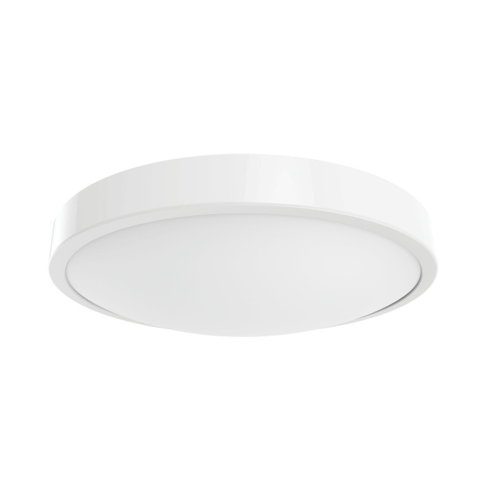 C4 CCT - Plaf. / Appl. Mur IP44 LED intég. 21W CCT 3000-4000K 1900lm, blanc