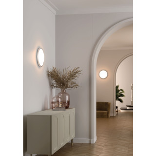 C4 CCT S- Plaf./Appl. Mur IP44 LED intég. 17W 4000K 1250lm, sensor, blanc