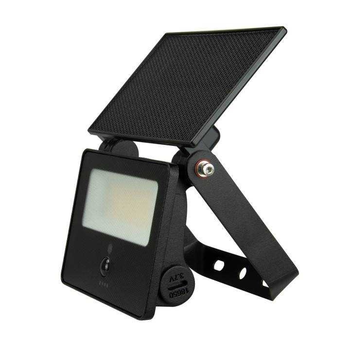 TONIK SOLAIRE Projecteur solaire rectangulaire 3000K 11W 800lm 25000h 110° IP65