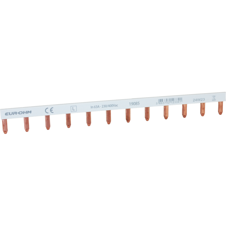 Peigne horizontal 1P 63A  12 dents