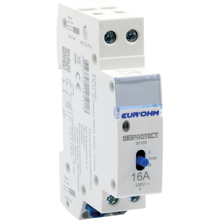 Contacteur Jour/Nuit - 16A - 1P+N 1F - Nf