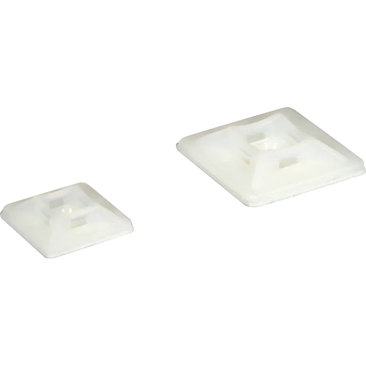 Embase Adhésive 4,4 Mm Blanche