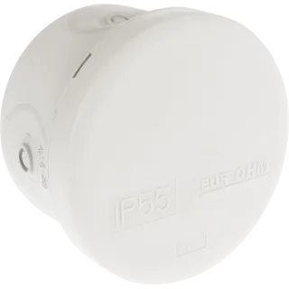 Boîtier Étanche Ronde Ip55 650° Diam 160X40Mm 4 Passe-Fil D