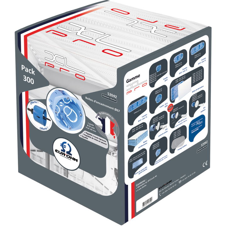 Pack 300 Btes D'Enc. Xl 1Poste F67X40Mm