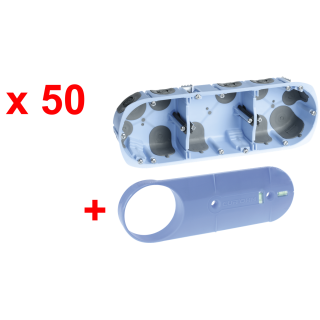 Pack 50 Btes Tple Air'Métic Ent.71 D67 Prof.40 + Gabarit « Top Chantier »